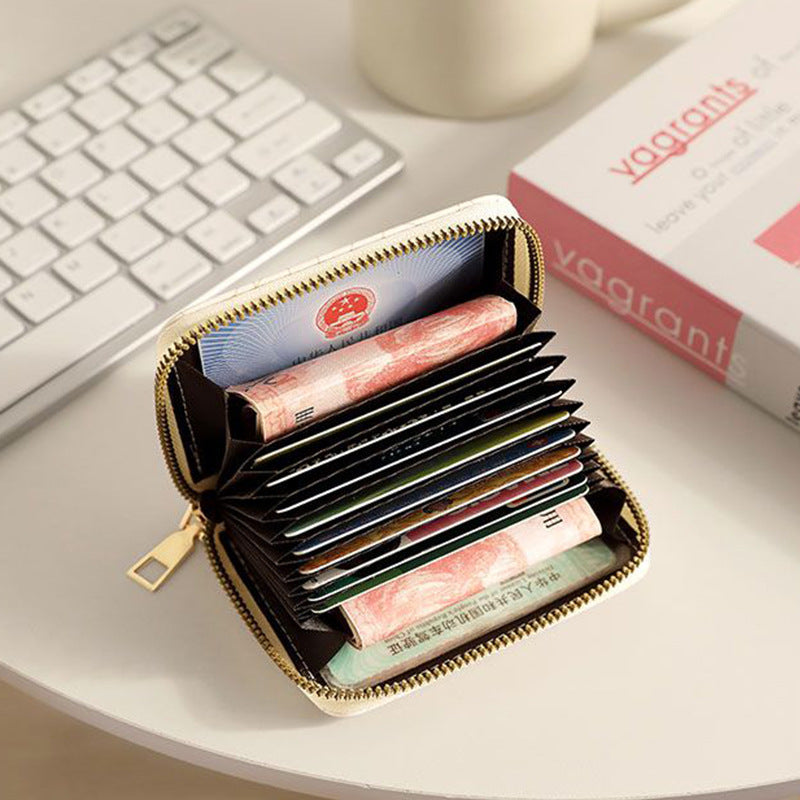 Dog Cartoon Female Personalized Minority Large Capacity Card Holder