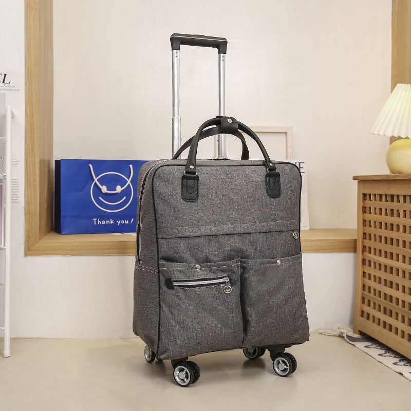 Women's Innovative Portable Folding Buggy Printing Travel Bags