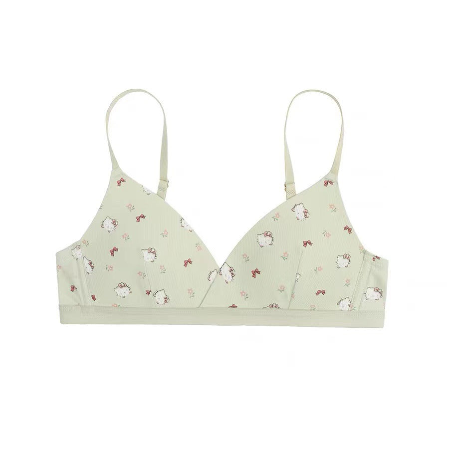 Traceless Underwear Wireless Female Triangle Cup Everyday Bras