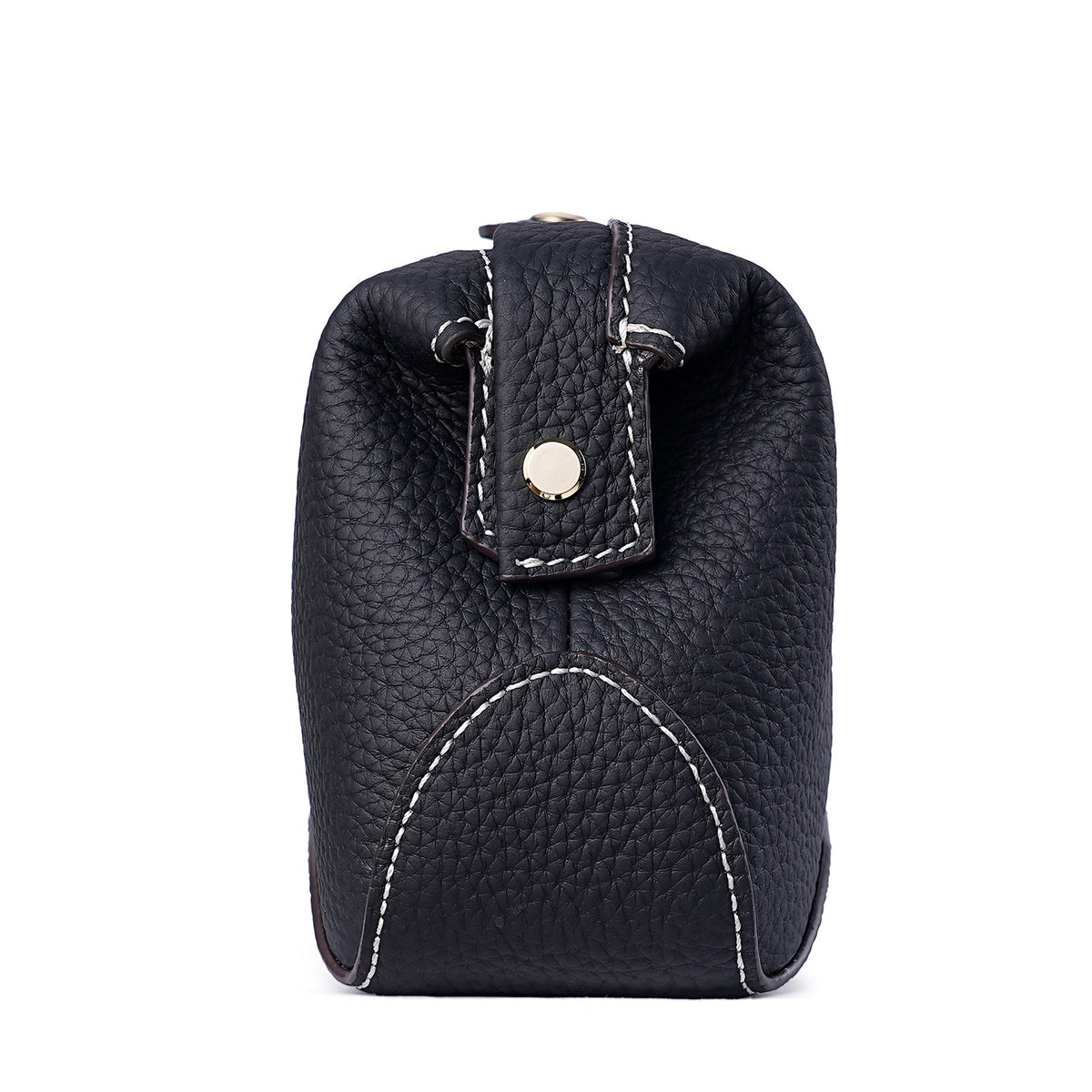 Women's Leather Gold Sier Jewelry Storage First Layer Long Cowhide Bags