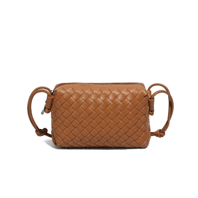 Women's Creative Hand Weaving Fashion Fashionable Boston Women's Messenger Bag