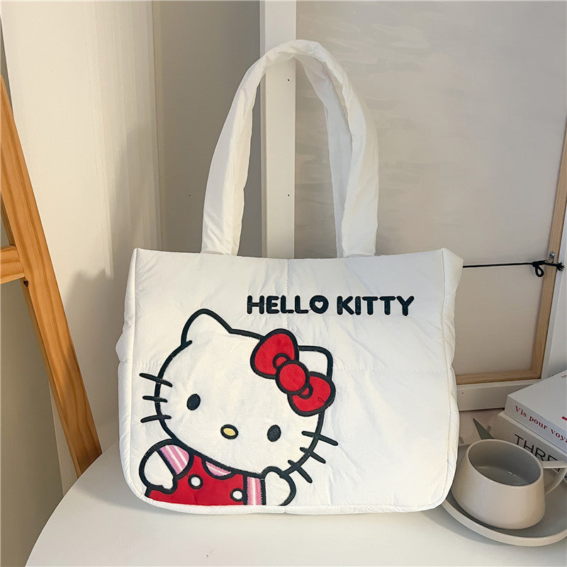 Cartoon Cute Down Cloth Pacha Dog Handbags