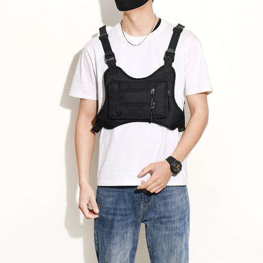 Men's Riding Vest Camouflage Gymnastic Valise Men's Chest Bags