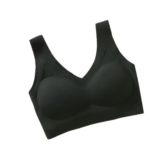 Women's Small Chest Big Beauty Back Fixed Cup Thin Section Bras