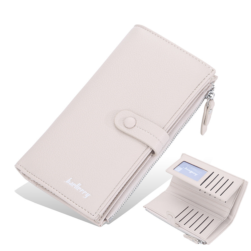 Women's Section Clasp Multiple Slots Fashion Mobile Purses