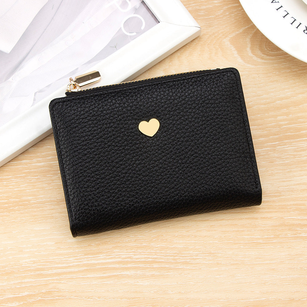 Women's Short Love Cute Lychee Pattern 2 Coin Purses
