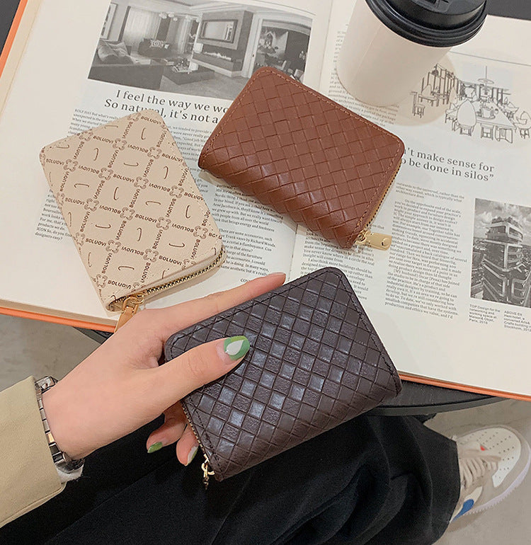 Women's Printed Expanding Multiple Slots Driving Men's Wallets