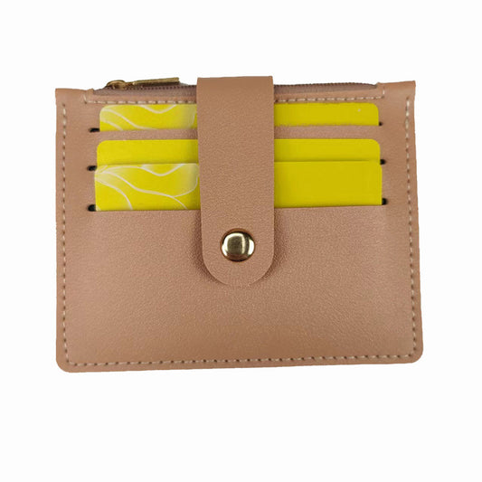 Classy Short Certificate With Zipper Hasp Coin Purses