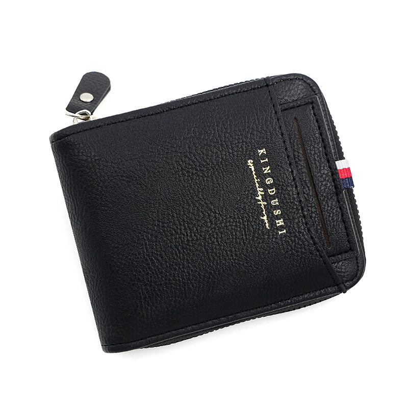 Men's Short With Chain Fashion Car Drawing Men's Wallets