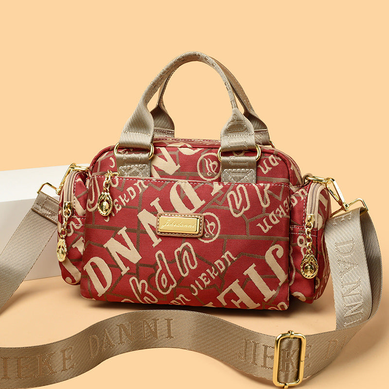 Women's Nylon Simple Mother Portable Fashion Advanced Shoulder Bags