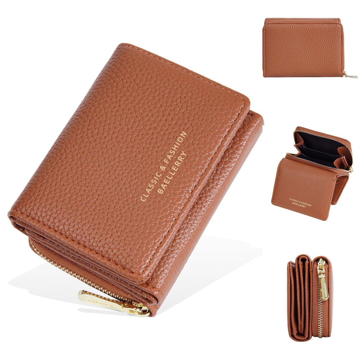 Women's Three Fold High Sense Multiple Slots Ladies Wallet
