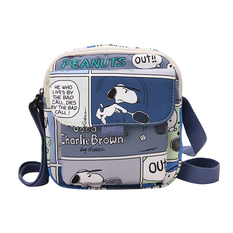Elegant Canvas Fashion Cute Snoopy Style Shoulder Bags