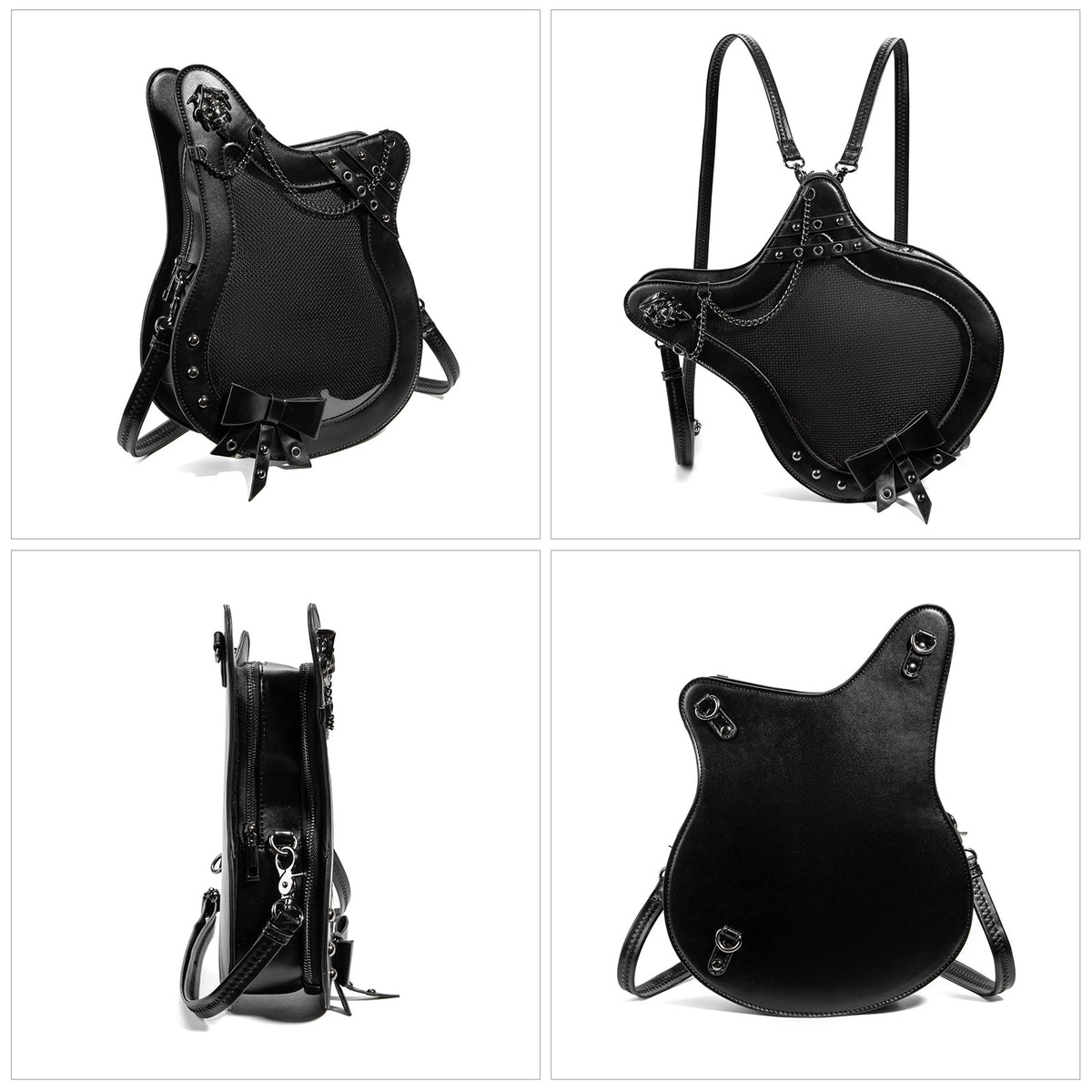 Capacity Transparent Compartment Display Type Bar Grain Women's Shoulder Bag