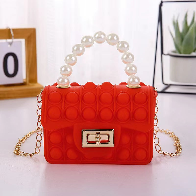Children's Silicone Gel Double-sided Bubble Pearl Coin Purses