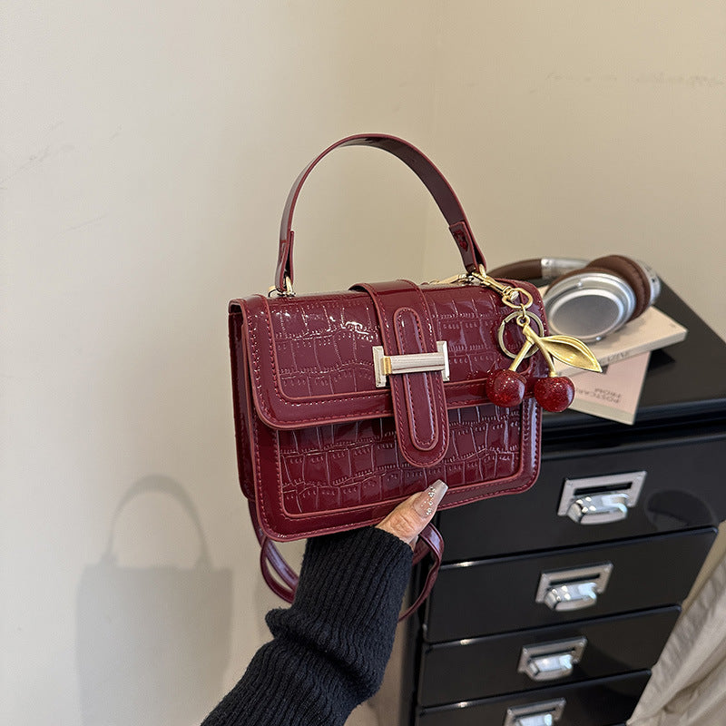 Color Trendy Design Fashionable Stone Pattern Simple Fashion Hand Shoulder Bags