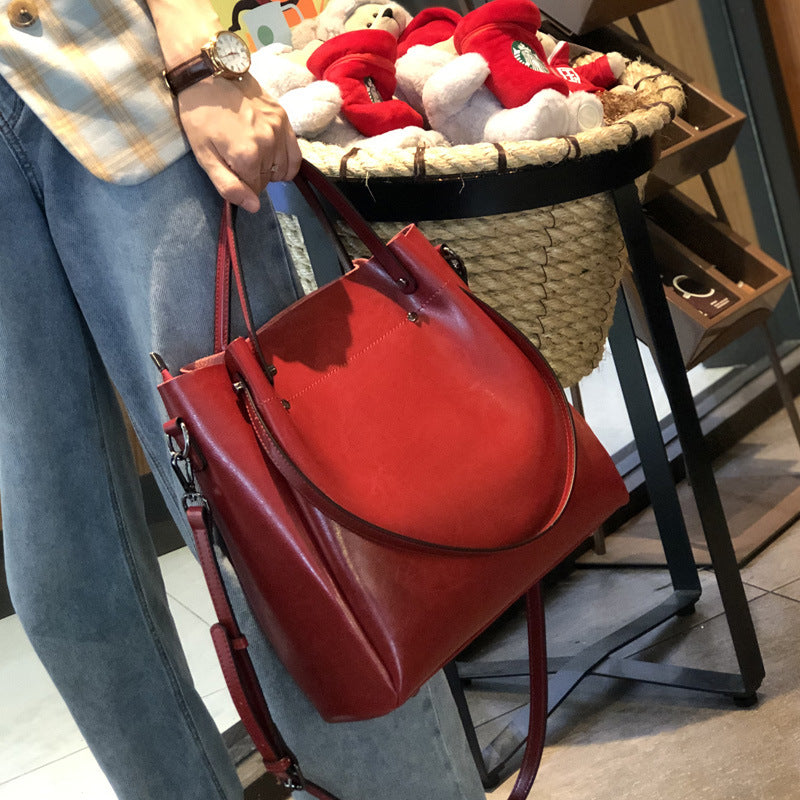 Women's Commuter Big Large Capacity Portable Shoulder Bags
