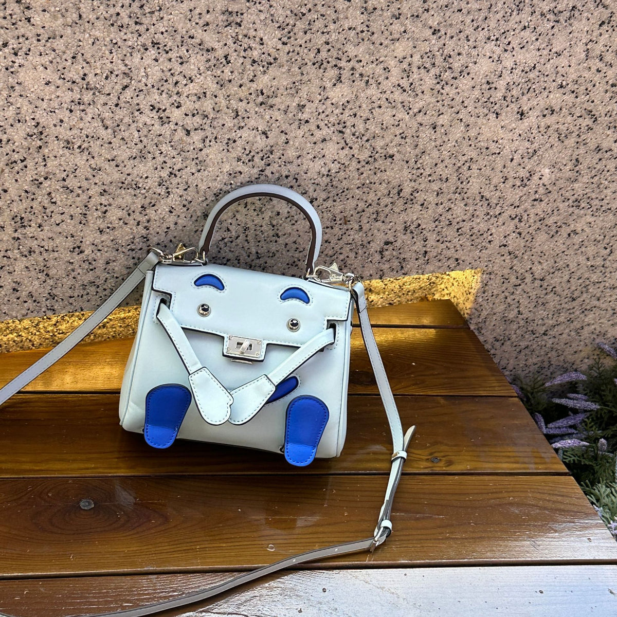 Smiley Face Kelly Portable Crocodile Pattern Bags