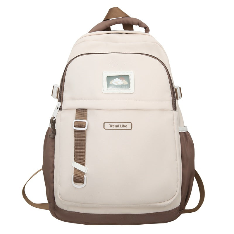 Style Fashion Junior Campus Computer Contrast Color Backpacks