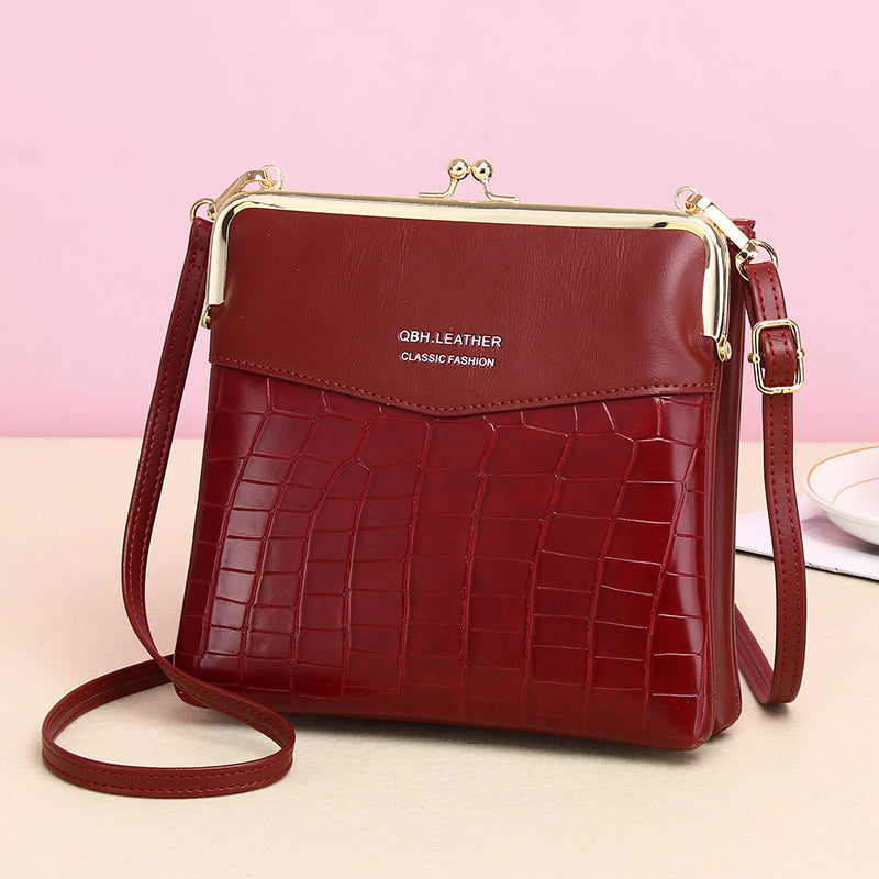 Women's Crocodile Pattern Mobile Retro Long Design Ladies Wallet
