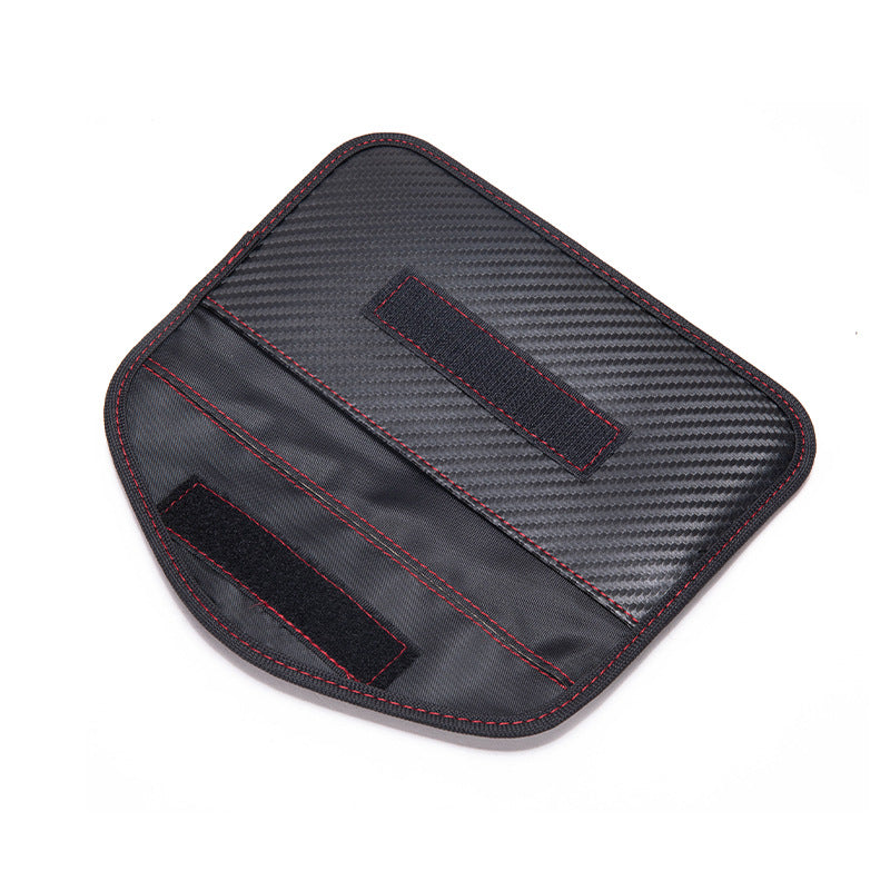 Mobile Signal Shielding Carbon Fiber Car Inch Bags