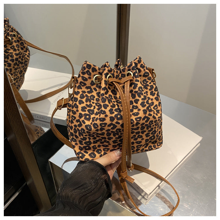Women's Leopard Print Simple Autumn Trendy Western Bags
