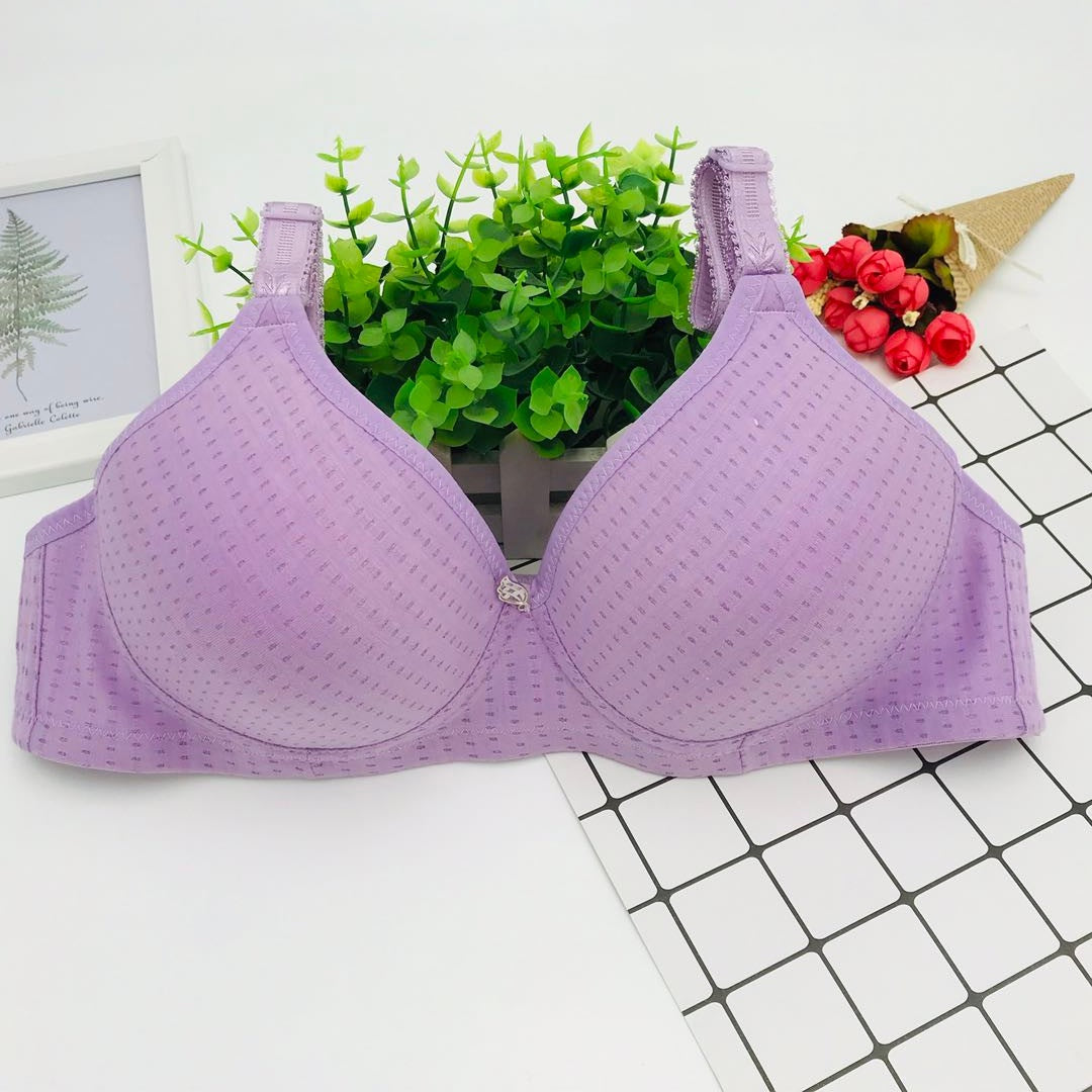 Cup Cotton Breasted Wireless Mother Pure Bras