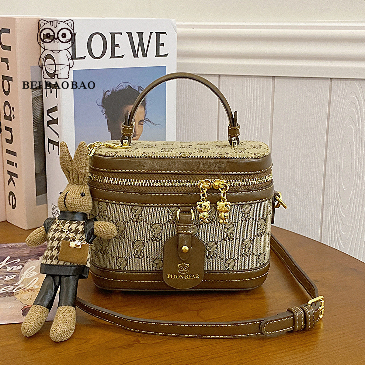 Graceful Slouchy Women's Source Retro Box Women's Messenger Bag