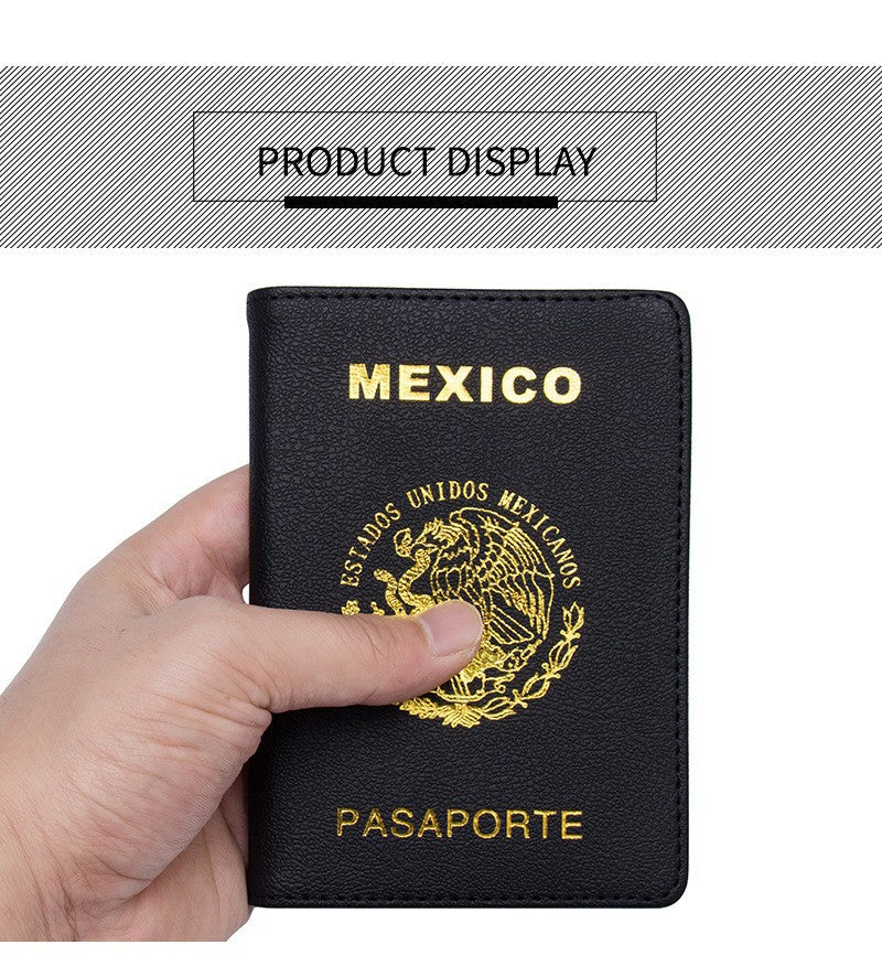 North America Mexico Passport Jacket Cover Card Holder