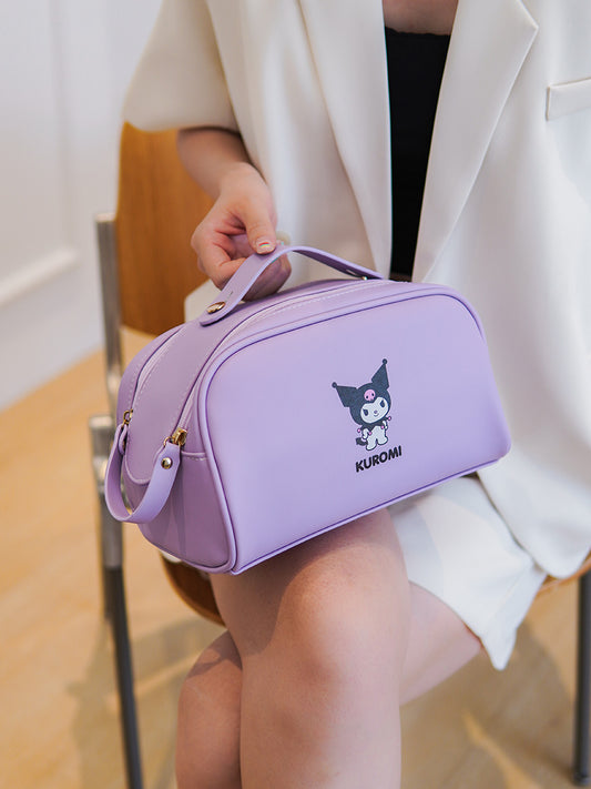 Double Zipper Portable Large Capacity Good-looking Bags