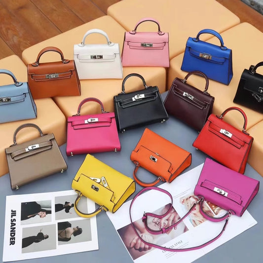 Women's Trendy Genuine Leather Fashionable Kelly Handbags