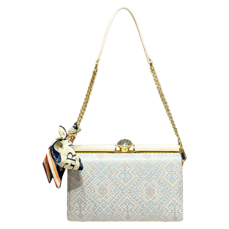 Clip National Style Jin Ethnic Single Underarm Women's Messenger Bag