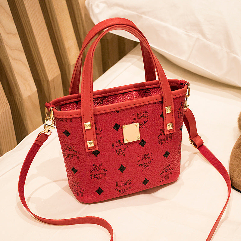 Slouchy Women's Retro Fashion Portable Printed Crossbody Bags