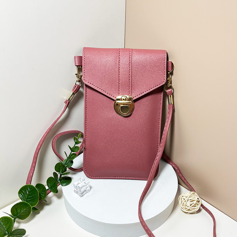 Pretty Touch Screen Lady's Large Capacity Phone Bags