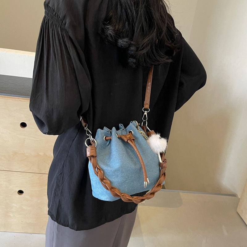 Women's Creative Denim Korean Fashion Versatile Bags