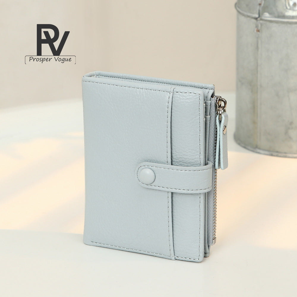 Women's Simple Daily Leisure Large Capacity Multiple Slots Coin Purses