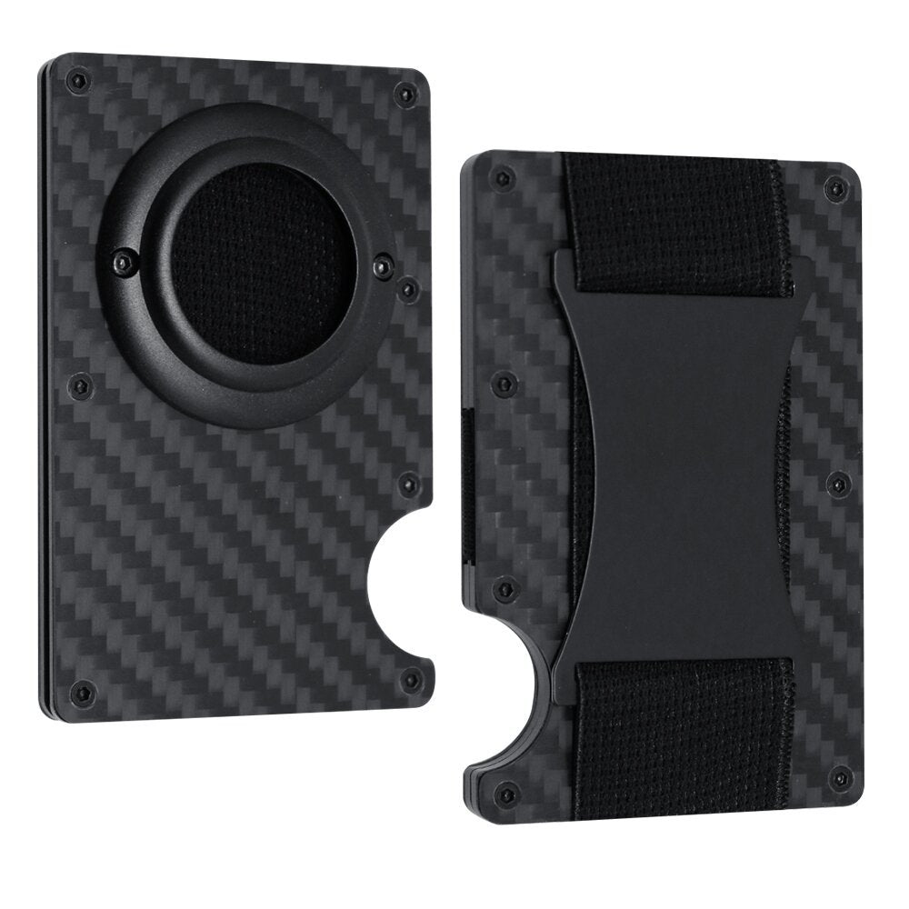 Tracker Metal Aluminum Alloy Carbon Fiber Card Holder