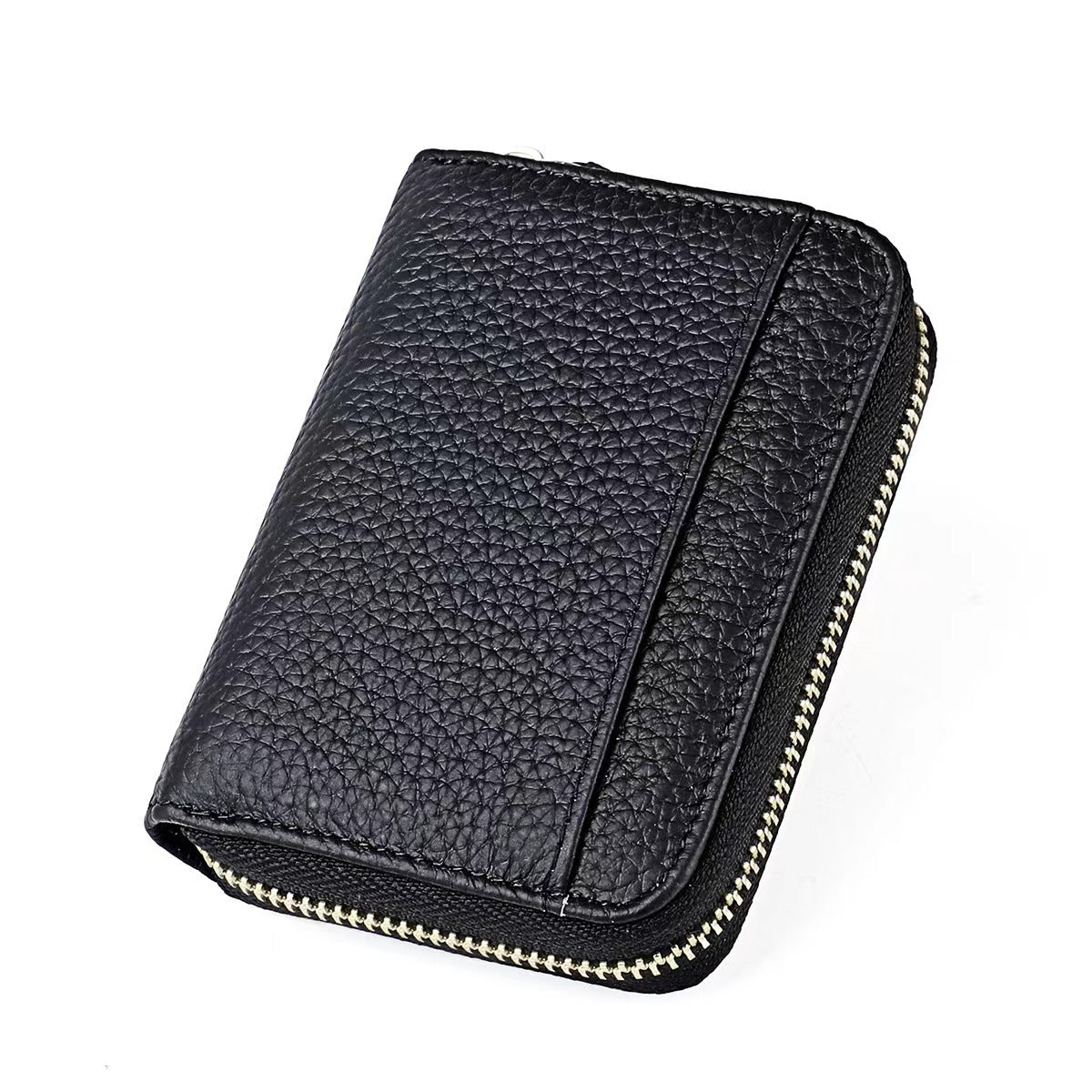 Women's & Men's & Leather High Sense Cowhide Organ Card Holder