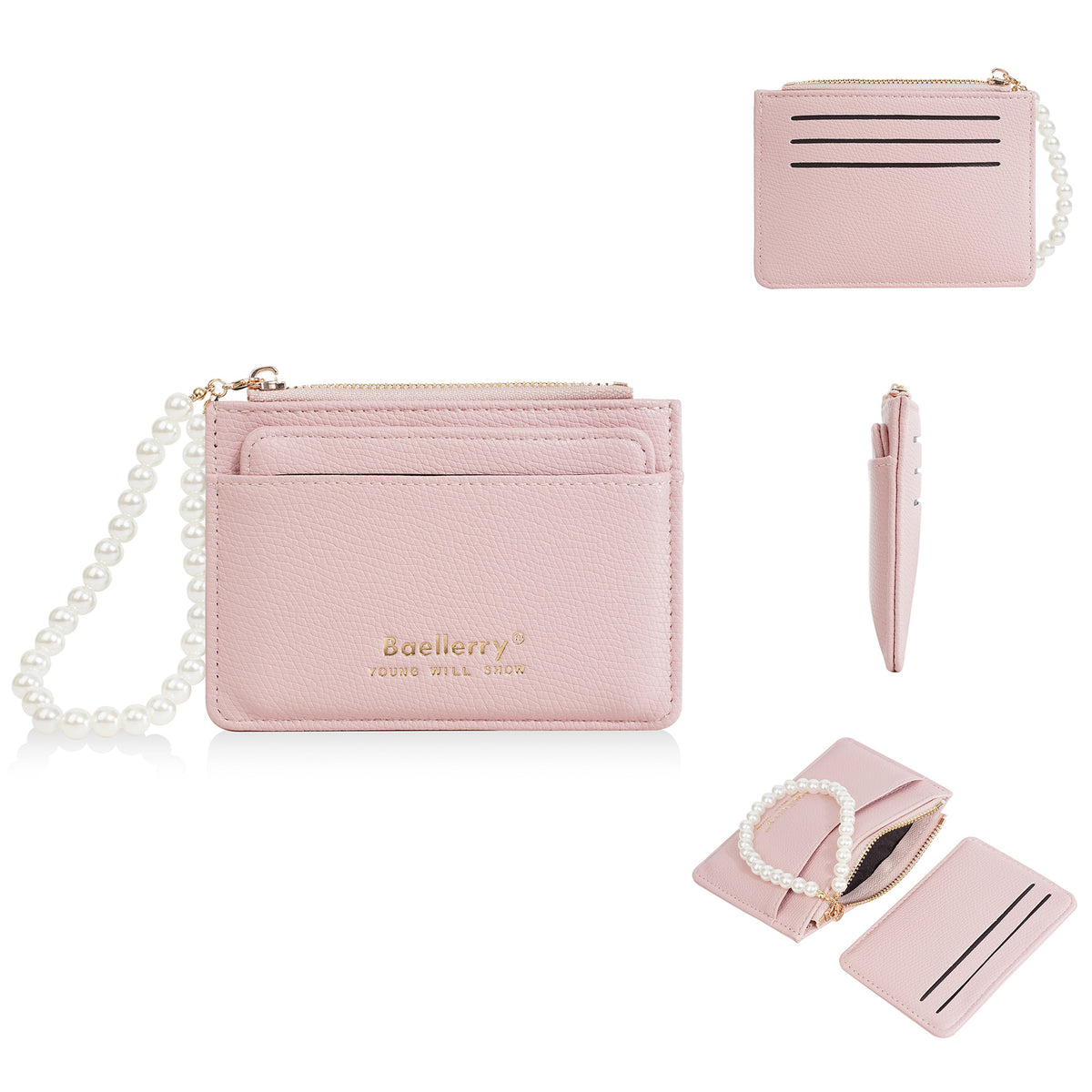 Multiple Slots High Sense Female Fashion Pearl Ladies Wallet