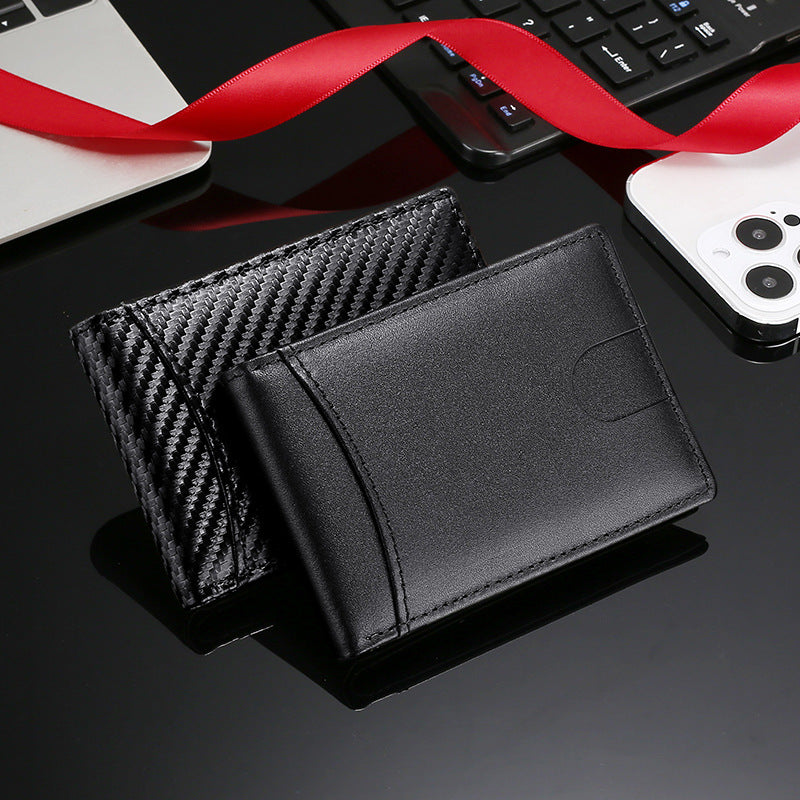 Men's Positioning Genuine Leather Usd Short First Men's Wallet