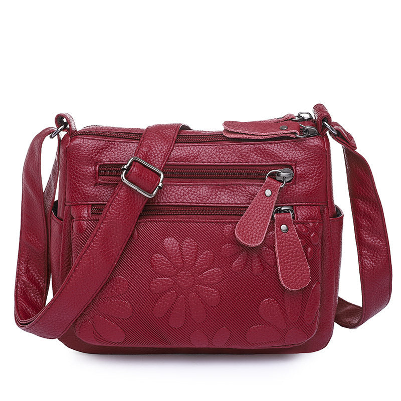 Women's Mother Large Capacity Soft Leather Fashion Bags