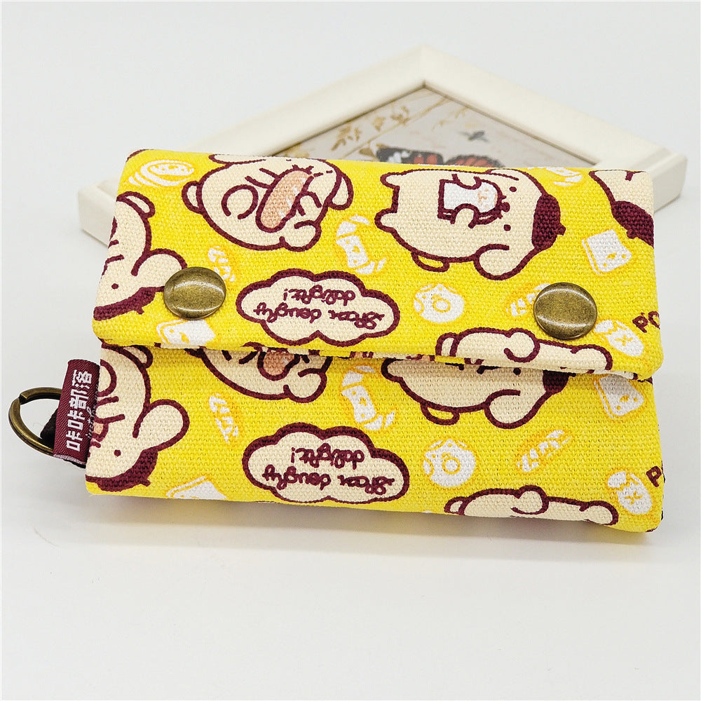 Women's & Men's & Korean Style Canvas Coin Purses