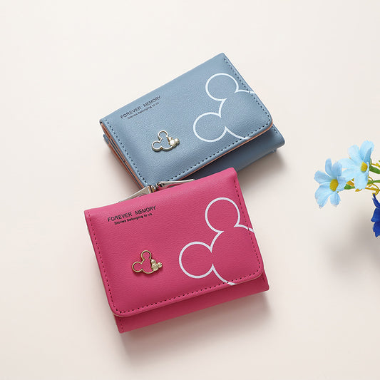 Women's Short Solid Color Printing Simple Source Ladies Wallets