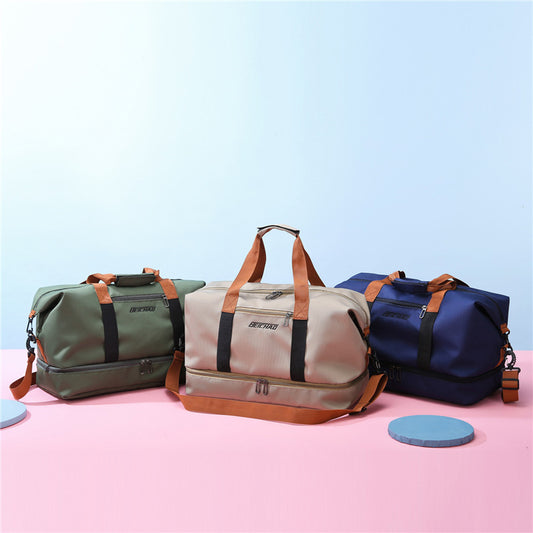 Women's & Men's & Yoga Fitness Dry Wet Separation Travel Bags