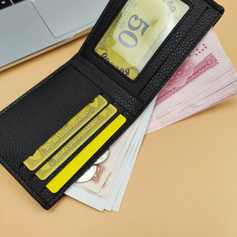 Men's Attractive Short Horizontal Man's Source Men's Wallets