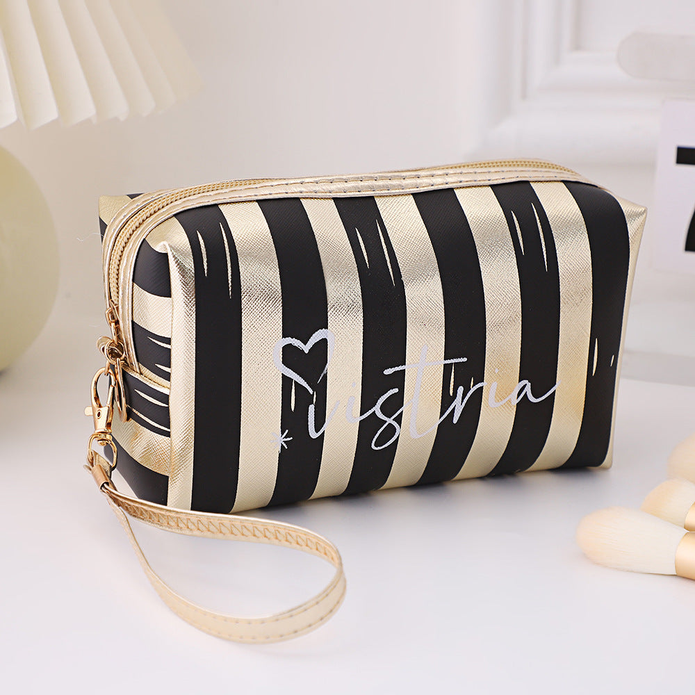 Charming Pretty Portable Zipper Multifunctional Storage Makeup Bag