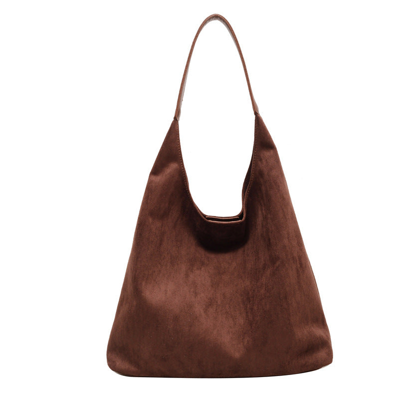Women's Large Capacity Fashion Vintage Flannel Trendy Women's Shoulder Bag