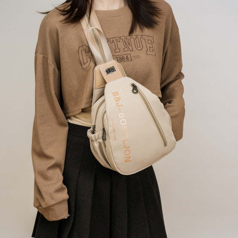 Glamorous Women's Canvas Leisure Large Capacity Backpacks