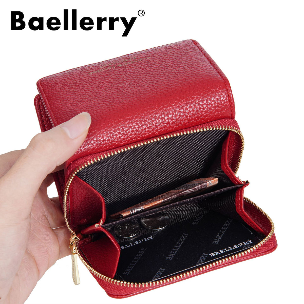 Women's Three Fold High Sense Multiple Slots Ladies Wallet