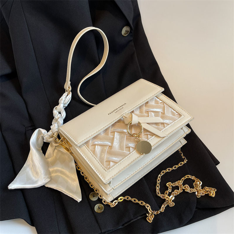 Women's Korean Style Fashion Summer Niche Chain Crossbody Bags