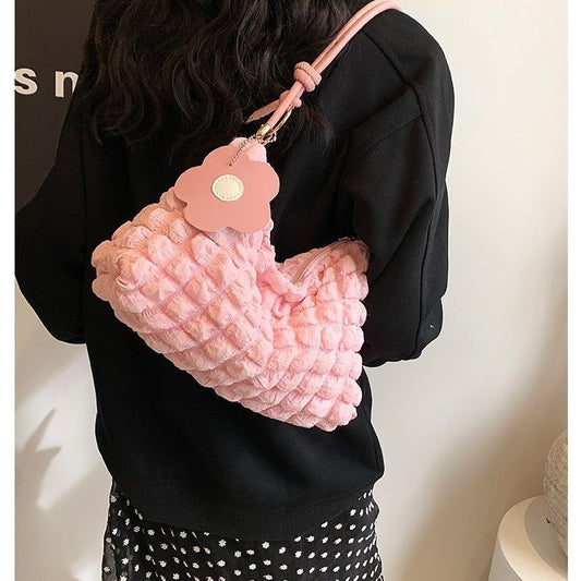 Women's Spring Underarm Fashion Hand Solid Color Shoulder Bags